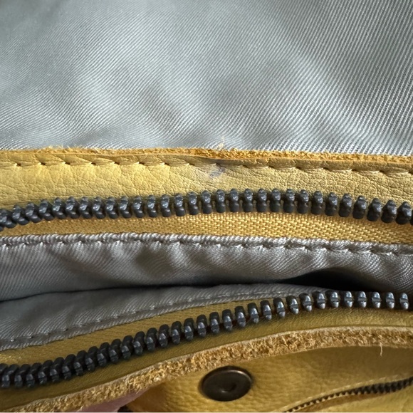 American Leather Co Yellow Bookbag - Picture 6 of 6
